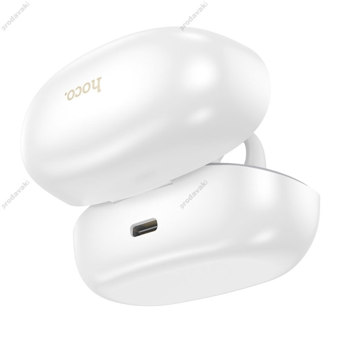 Бездротові Bluetooth навушники HOCO EW57 Auspicious clip-on true бездротовий headset BT 5.3 White