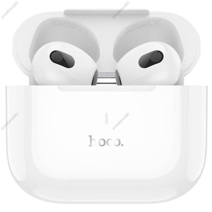 Бездротові Bluetooth навушники HOCO EW58 True wireless stereo headset BT 5.3 White