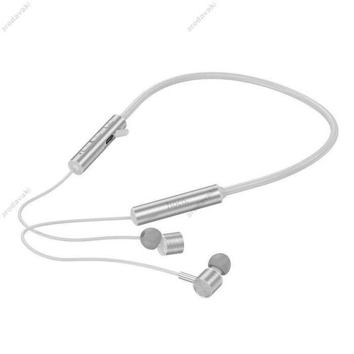 Бездротові Bluetooth навушники HOCO ES69 Platinum neck-mounted earphones BT 5.3 Grey