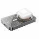 Повербанк портативний акумулятор Power bank Hoco Q14 MagSafe Ice Crystal magnetic PD 20W 5000 mAh Black