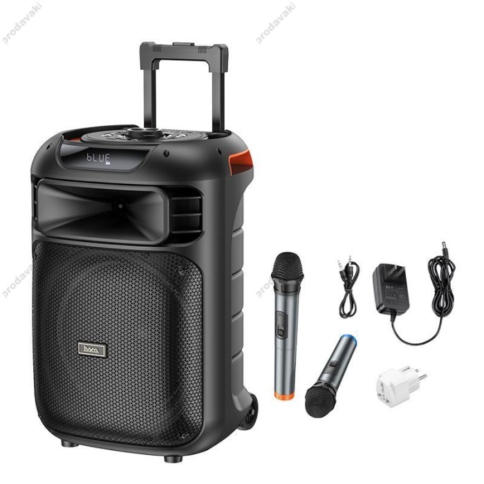 Портативна колонка Bluetooth HOCO HA5 Winner wireless dual-mic outdoor 60W Black