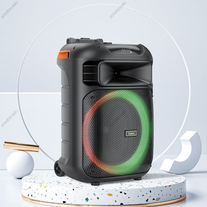 Портативна колонка Bluetooth HOCO HA5 Winner wireless dual-mic outdoor 60W Black