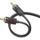 Акустичний кабель Аудіоадаптер Hoco UPA29 Cable 2 RCA To 2 RCA 1.5m Black