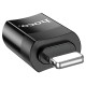 Перехідник Hoco UA17 Adapter Lightning To Type-C Black