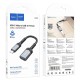 Перехідник Hoco UA24 Adapter OTG Type-C To USB Metal Gray