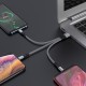 Кабель Hoco X47 Cable 3 in 1 Type-C / Lightning / Micro-USB 2A 0.25m Black