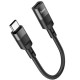 Перехідник Hoco U107 Adapter Type-C To Lightning Black