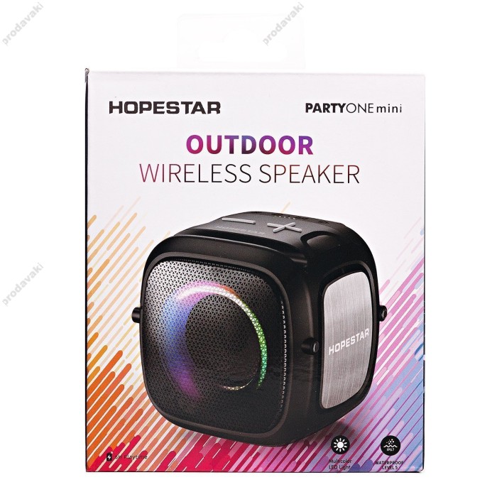Портативна колонка Bluetooth HOPESTAR PARTY ONE MINI 5W Black-blue