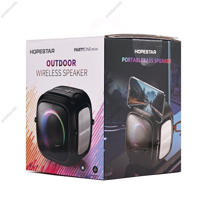 Портативна колонка Bluetooth HOPESTAR PARTY ONE MINI 5W Black-blue