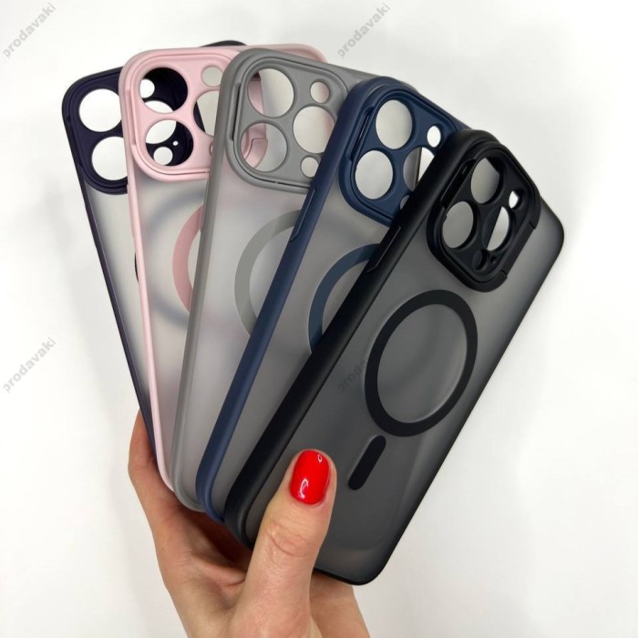Чохол Stand Camera with MagSase iPhone 15 Pro Grey