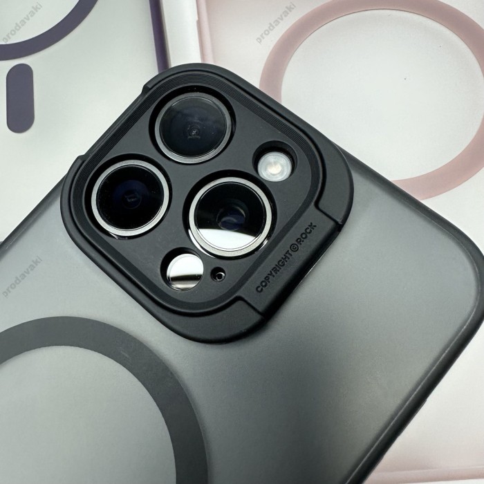 Чохол Stand Camera with MagSase iPhone 15 Pro Grey