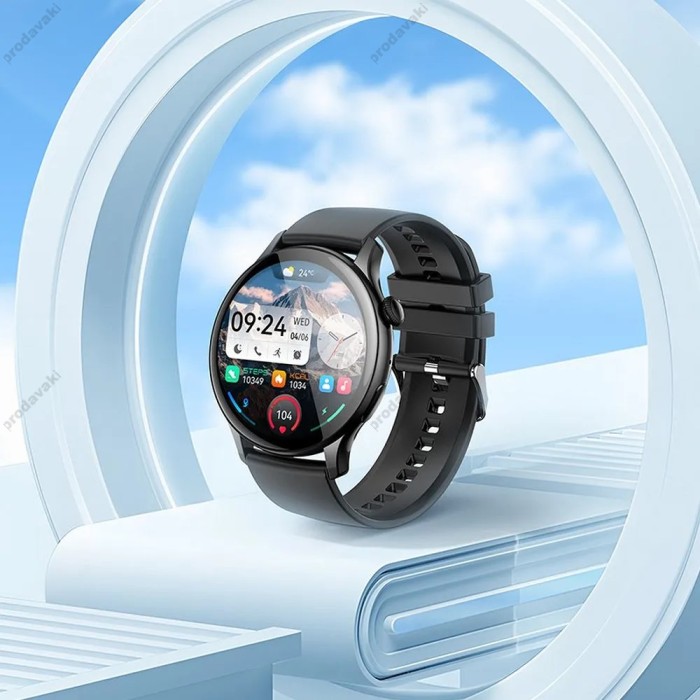 Смарт годинник HOCO Y10 Pro AMOLED Smart sports watch (call version) чорний