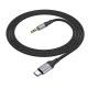 Аудіоадаптер Hoco UPA26 Cable Aux to Type-C 1m Black