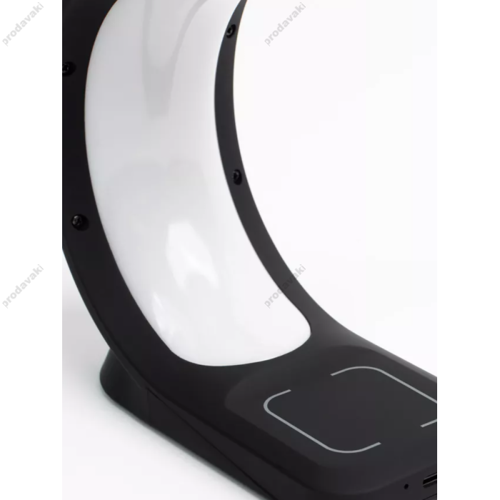 Бездротова зарядка стенд T17 3 IN 1 MagSafe RGB Light (iPhone, iWatch, AirPods) Black