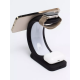 Бездротова зарядка стенд T17 3 IN 1 MagSafe RGB Light (iPhone, iWatch, AirPods) Black