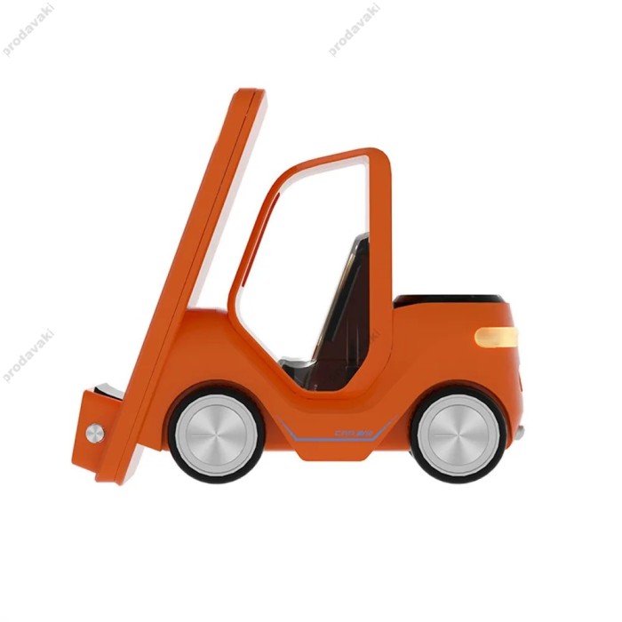 Бездротова зарядка стенд T20 5 IN1 (iPhone, iWatch, AirPods, Clock, Alarm) 15W FAST Orange