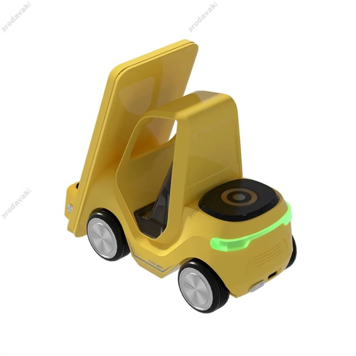 Бездротова зарядка стенд T20 5 IN1 (iPhone, iWatch, AirPods, Clock, Alarm) 15W FAST Yellow