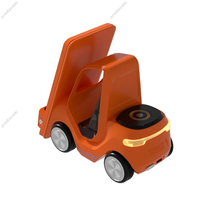 Бездротова зарядка стенд T20 5 IN1 (iPhone, iWatch, AirPods, Clock, Alarm) 15W FAST Orange
