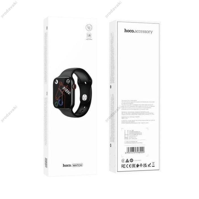Смарт-годинник HOCO Y12 smart sports watch (call version) Black