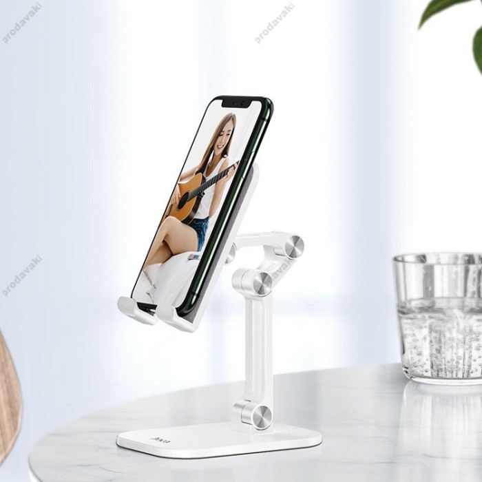Настільний тримач Hoco PH34 Excelente double folding desktop stand (4,7 -13 ) White