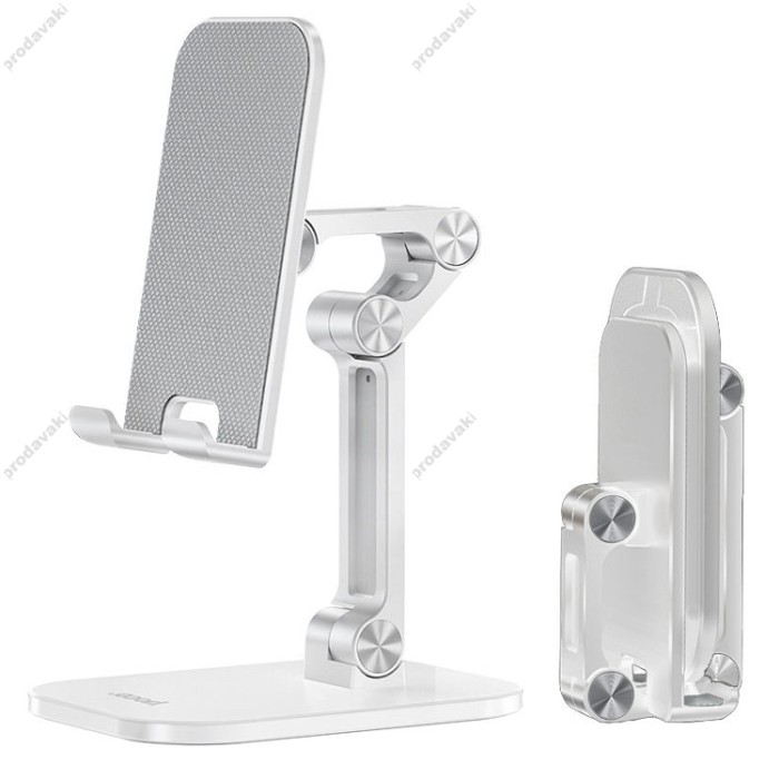 Настільний тримач Hoco PH34 Excelente double folding desktop stand (4,7 -13 ) White
