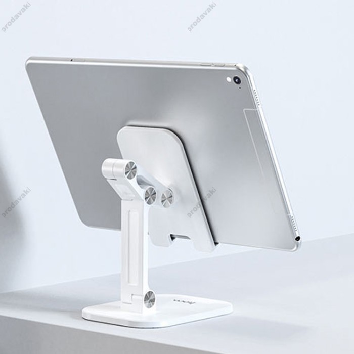 Настільний тримач Hoco PH34 Excelente double folding desktop stand (4,7 -13 ) White