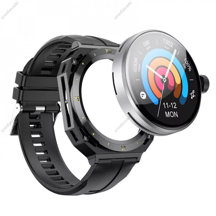 Смарт-годинник Smart sports watch HOCO Y14 IP67 call version Black