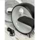 Бездротова зарядка стенд Колонка LED 6N9 RGB WIRELESS FAST CHARGE 15W Black