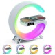 Бездротова зарядка стенд Колонка LED 6N9 RGB WIRELESS FAST CHARGE 15W Black