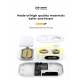 Бездротова зарядка стенд 4 IN 1 A06 RGB (iPhone, iWatch, AirPods, Clock) 30W FAST Black
