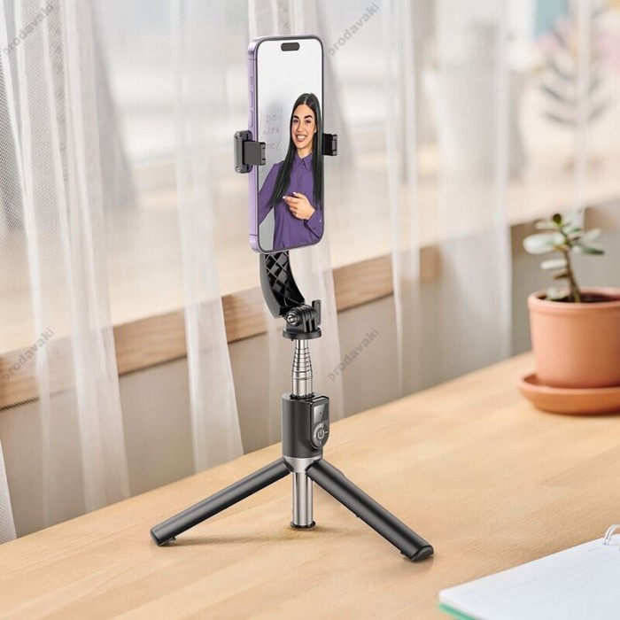 Монопод-трипод HOCO K20 Prior live broadcast holder 0.98m Black