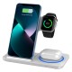 Бездротова зарядка Wiwu Wi-W020 Foldable Wireless Charger 3 in 1