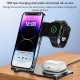 Бездротова зарядка Wiwu Wi-W005 Power Air 3 in 1 Wireless Charger