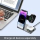 Бездротова зарядка Wiwu Wi-W005 Power Air 3 in 1 Wireless Charger