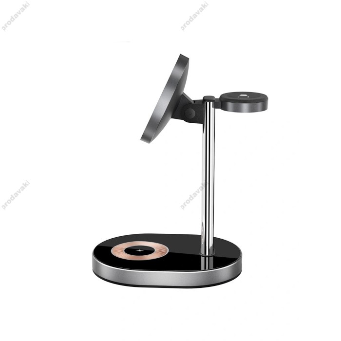 Бездротова зарядка Wiwu Wi-W003 Power Air 3 in 1 Wireless Charger
