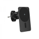 Автомобільний тримач із бездротовою зарядкою Wiwu Wi-Q001 Liberator Magnetic Wireless Wharger Black