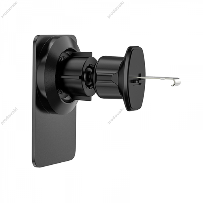 Автомобільний тримач із бездротовою зарядкою Wiwu Wi-Q001 Liberator Magnetic Wireless Wharger Black