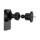 Автомобільний тримач із бездротовою зарядкою Wiwu Wi-Q001 Liberator Magnetic Wireless Wharger Black