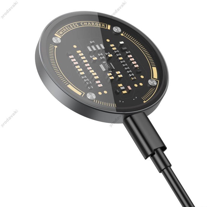 Бездротова зарядка Wiwu Wi-W008 Magnetic Wireless Charger 15W with MagSafe