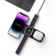 Бездротова зарядка Wiwu Wi-W010 Matrix 3 in 1 Wireless Charger
