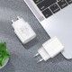 Мережевий зарядний пристрій HOCO N22 Jetta Type-C cable 25W White