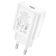 Мережевий зарядний пристрій HOCO N22 Jetta Type-C cable 25W White