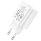 Мережевий зарядний пристрій HOCO N22 Jetta Type-C cable 25W White