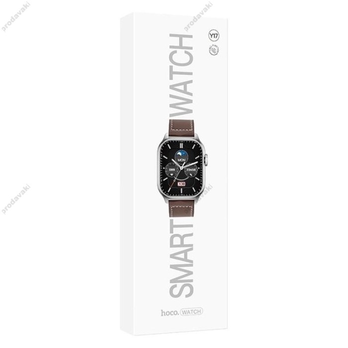 Смарт-годинник HOCO Y17 smart sports watch (call version) Silver