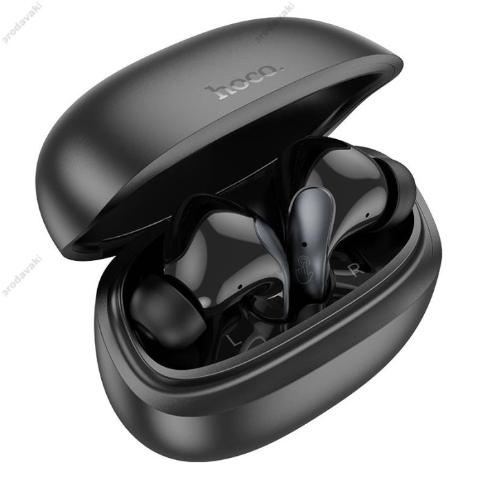 Бездротові Bluetooth навушники HOCO EQ5 Energy true wireless ANC+ENC noise reduction headset BT 5.3 Black