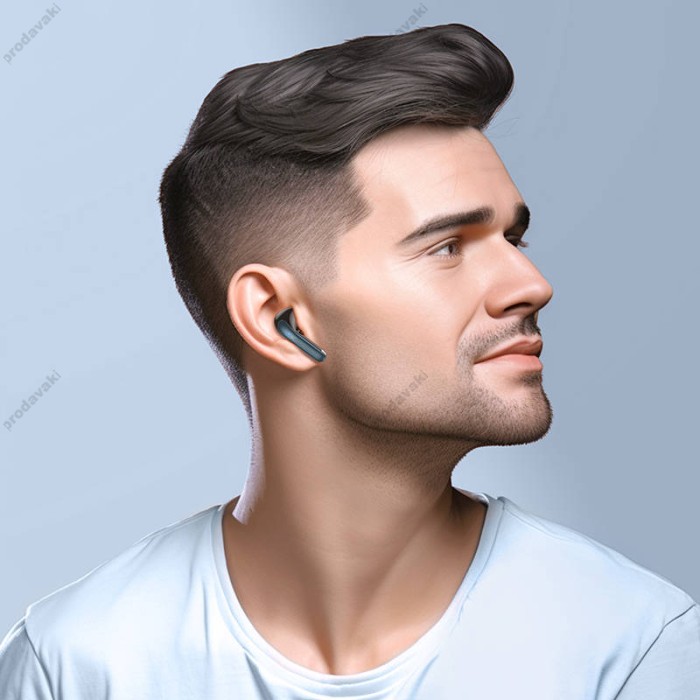 Бездротові Bluetooth навушники HOCO EQ5 Energy true wireless ANC+ENC noise reduction headset BT 5.3 Black