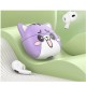 Бездротові Bluetooth навушники HOCO EW48 True wireless stereo headset Purple cat