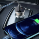 Автомобільний зарядний пристрій WiWU PC500 Car Charger PD 72W Grey