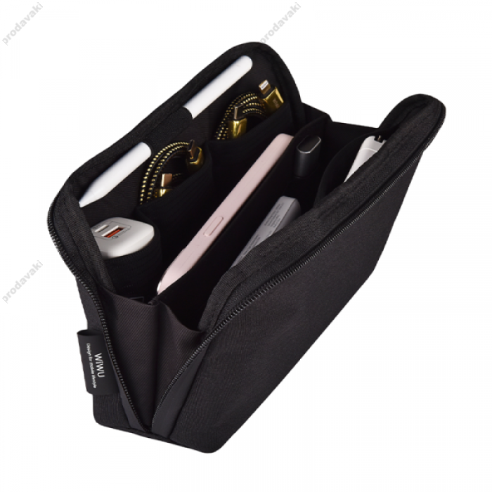Сумка-Органайзер WIWU Alpha tech pouch Black