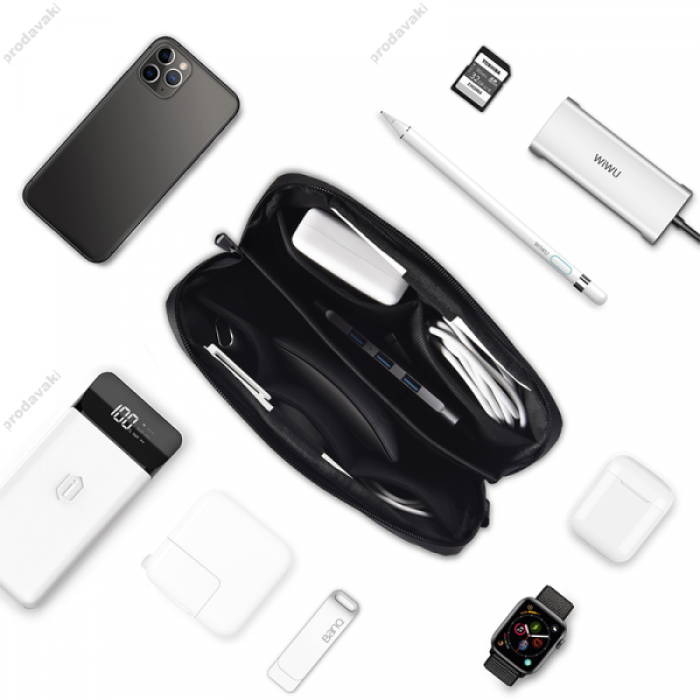 Сумка-Органайзер WIWU Alpha tech pouch Black
